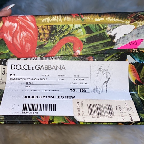 Dolce & Gabbana Leopard Tie-Up Heel - Picture 4 of 4